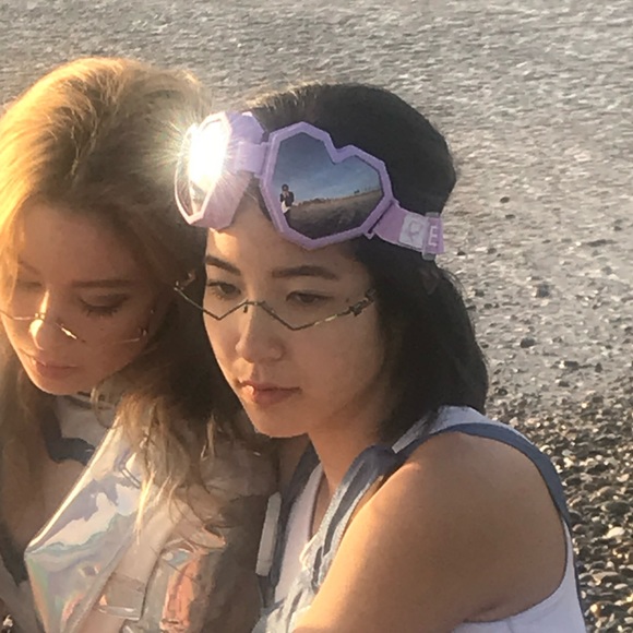 ESQ  Heart shaped ski goggles - Picture 2 of 5